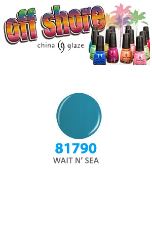 China Glaze #Wait N' Sea [1308 / 81790] "Off Shore"