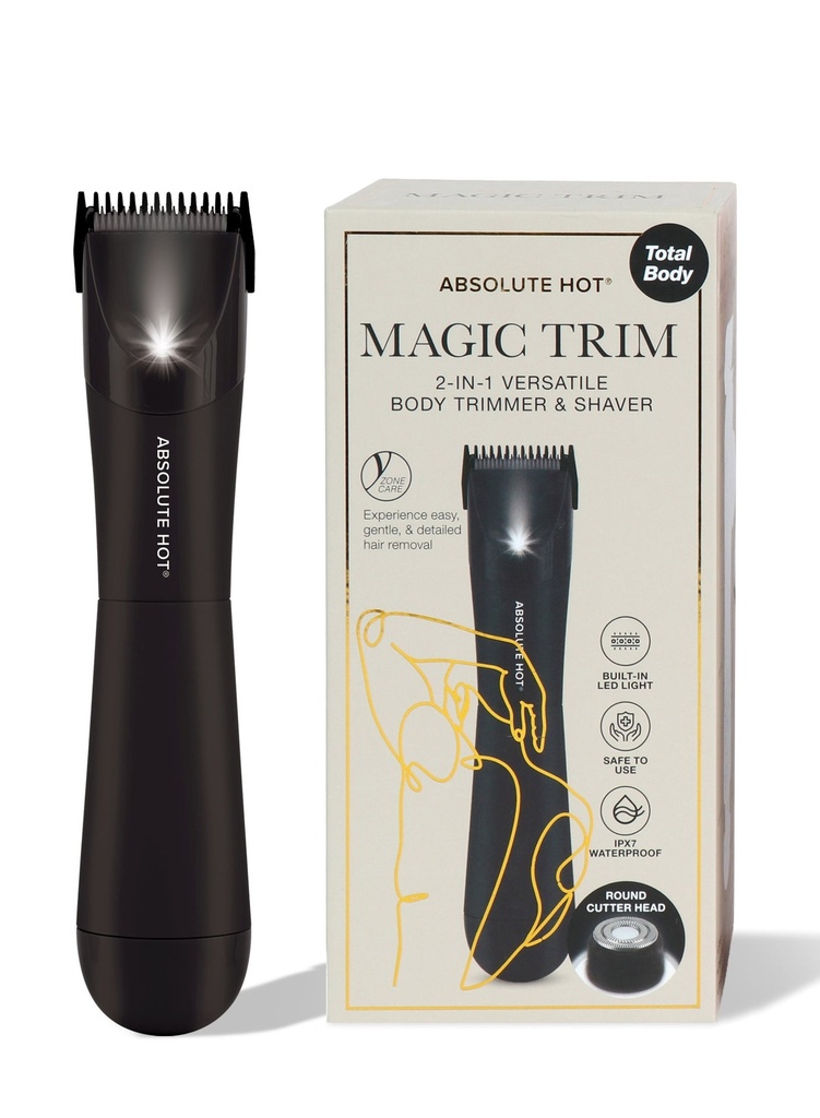 Nicka K Magic Trim 2-IN-1 Trimmer&Shaver Black #HTMT01