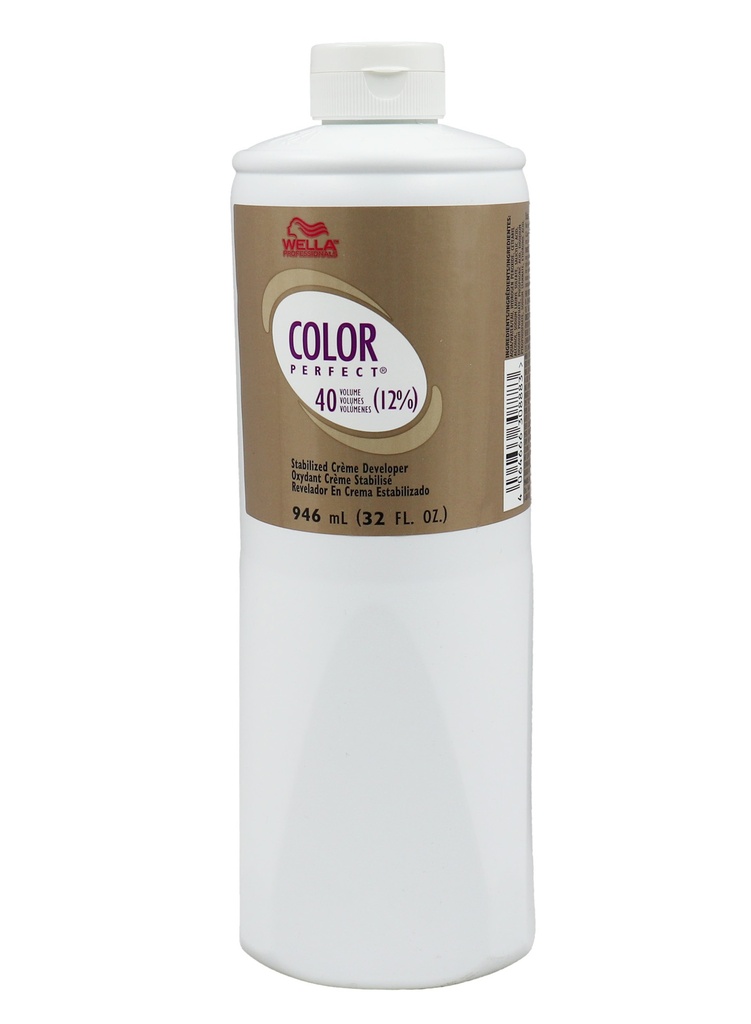 Wella Color Perfect 40V(12%) Stabilized Crème Developer (32 oz) #20