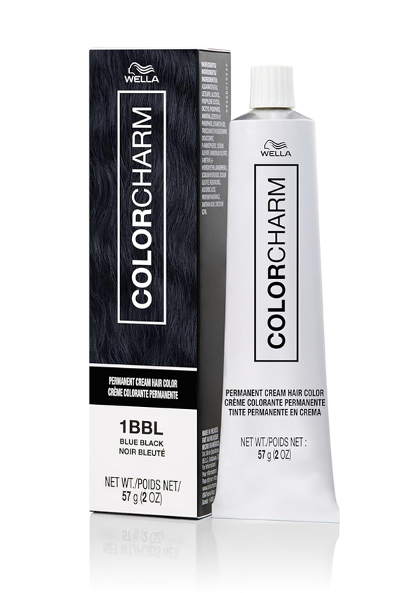 Wella Color Charm Crème Hair Color#1BBL (Blue Black) - pc