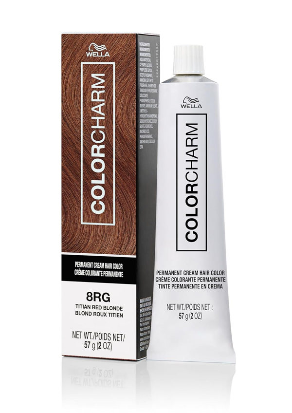 Wella Color Charm Crème Hair Color #8RG Titan Red Blonde (2 oz)