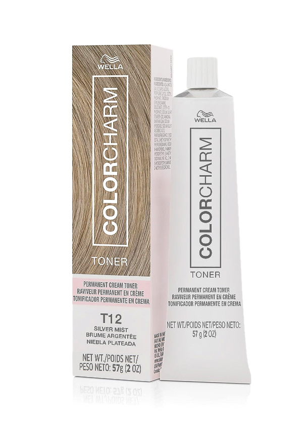 Wella Color Charm Crème Toner #T12 Silver Mist (2 oz)