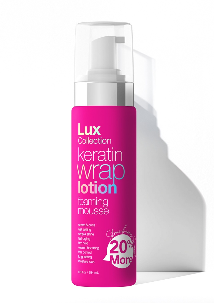 Lux Collection Keratin Wrap Lotion Foaming Mousse (9.6 oz) #125