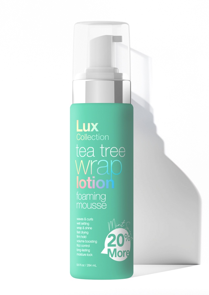 Lux Collection Tea Tree Wrap Lotion Foaming Mousse (9.6 oz) #127