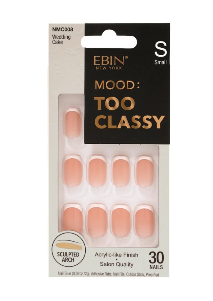 Ebin Nail Mood: Too Classy -Wedding Cake #NMC008 (S)