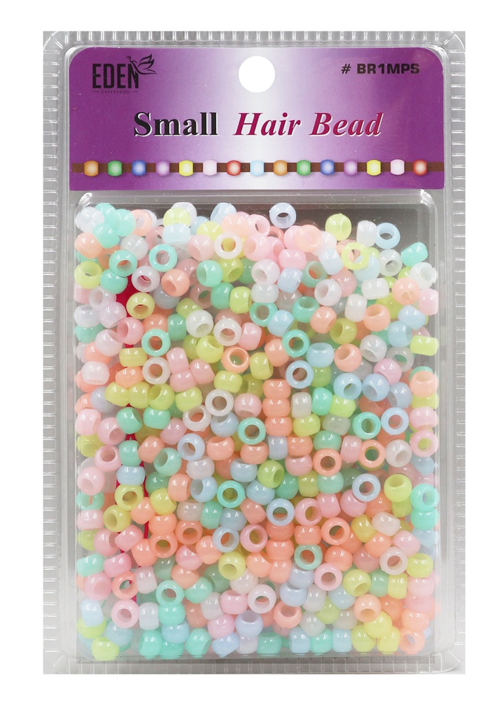 Eden XLG Blister Small Round Bead -Pastel #BR1MPS -pk