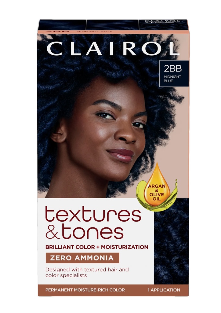 Clairol Textures & Tones #2BB Midnight Blue