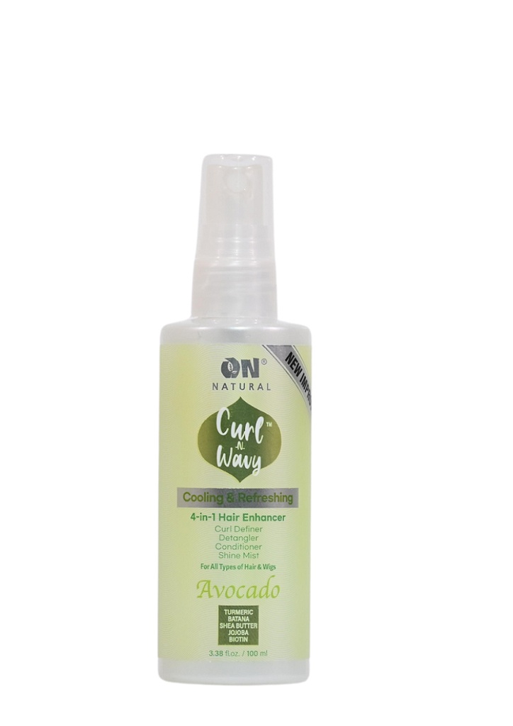 Next Image ON Curl-n-Wavy 4-In-1 Hair Enhancer -Avocado (3.38 oz) #28B