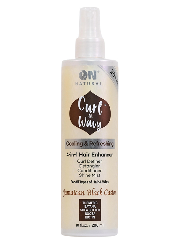 Next Image ON Curl-n-Wavy 4-In-1 Hair Enhancer -Jamaican Black Castor (10 oz) #61B