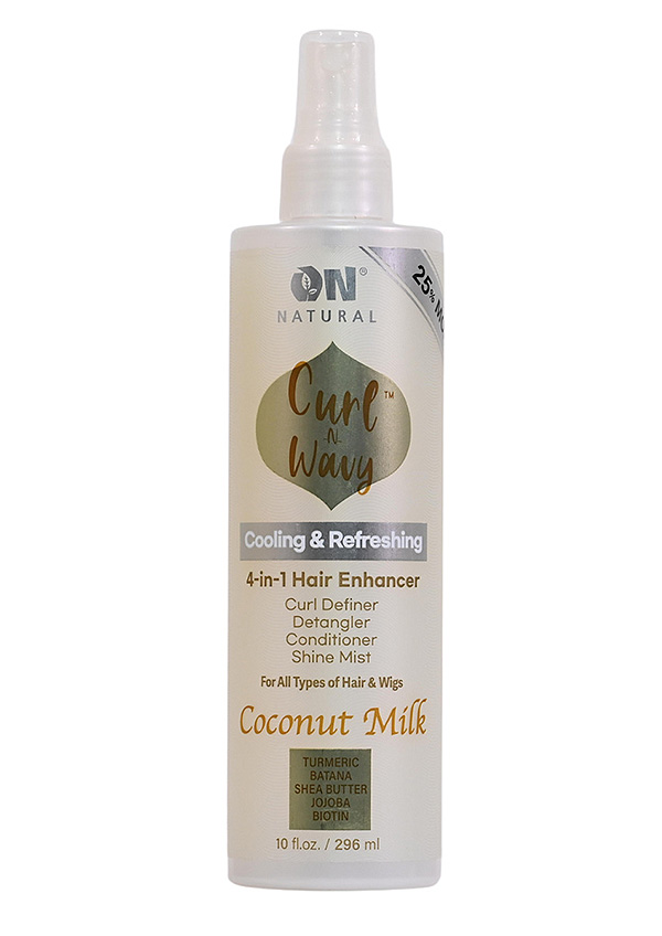 Next Image ON Curl-n-Wavy 4-In-1 Hair Enhancer -Coconut Milk (10 oz) #62B