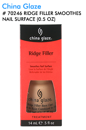 China Glaze Ridge Filler Smoothes Nail Surface (0.5oz)