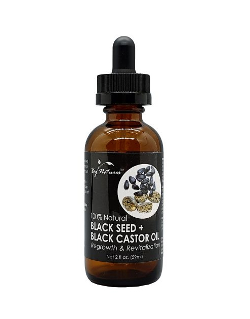 By Natures Black Seed + Black Castor Oil (2 oz) #121