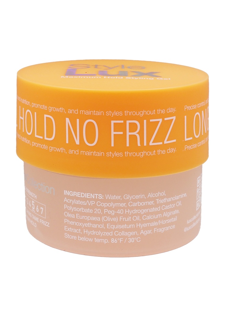 Style Lux Maximum Hold Styling Gel -Peach (10.5 oz) #138