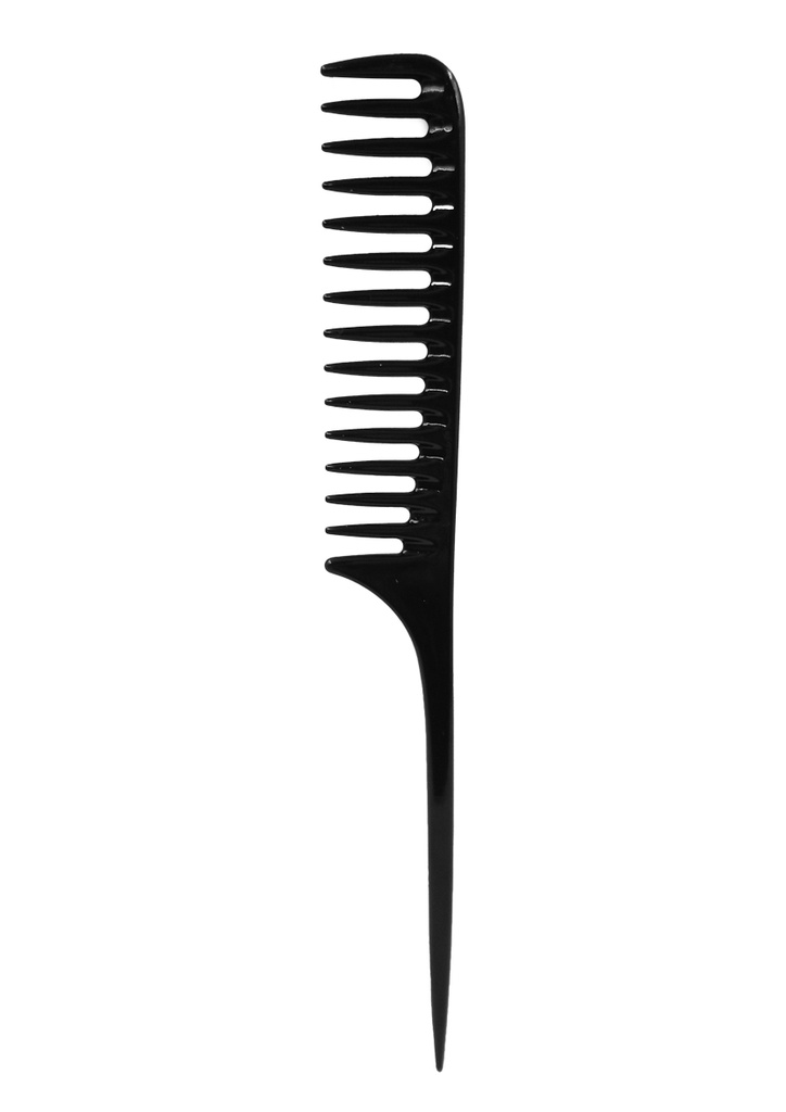Magic Long Bone Tail Comb Pearl #2664PA(#0768) Black -dz
