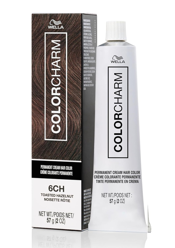Wella Color Charm Crème Hair Color #6CH (Toasted Hazelnut) -pc