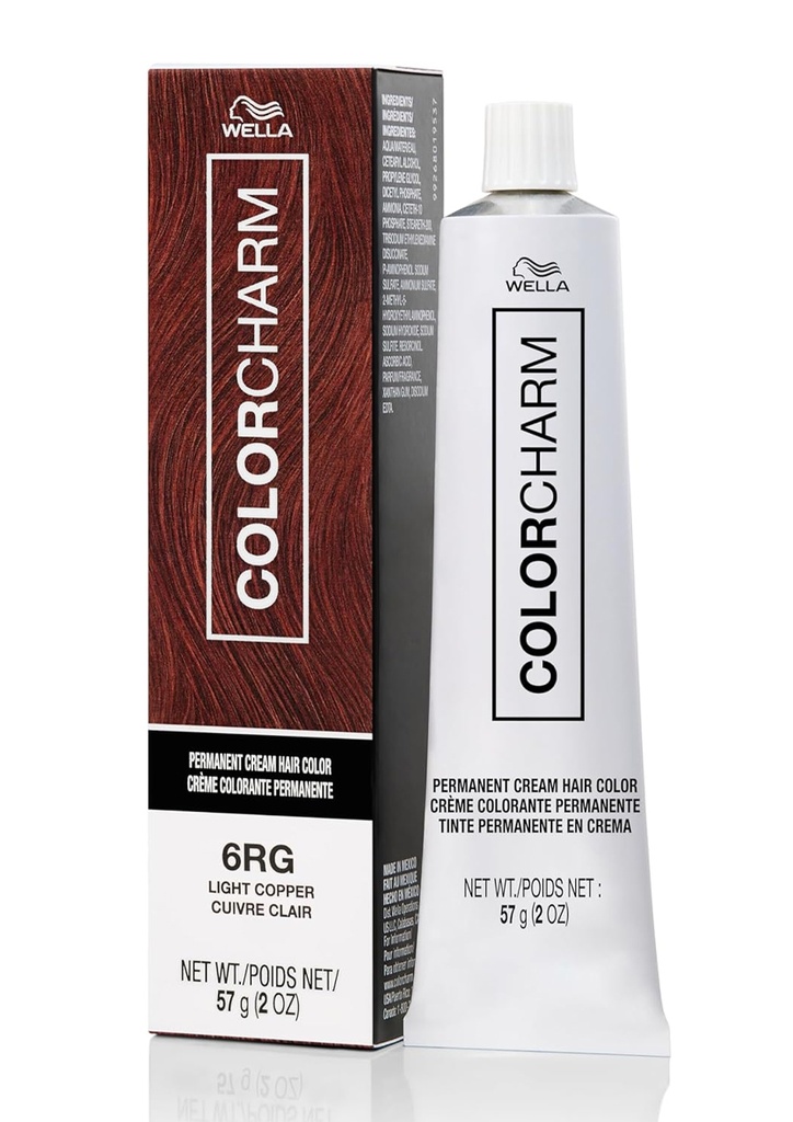 Wella Color Charm Crème Hair Color #6RG (Light Copper) -pc