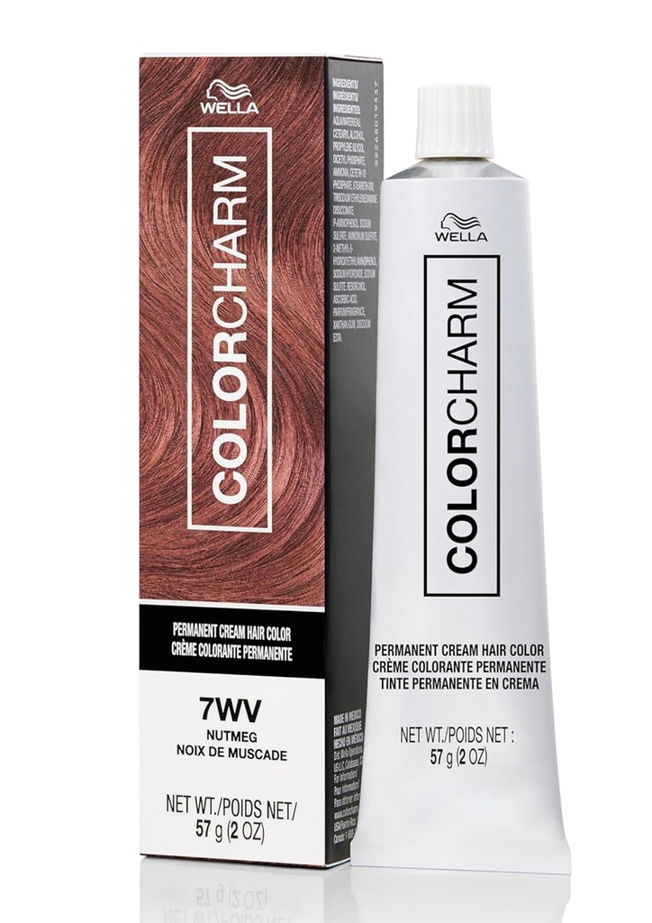 Wella Color Charm Crème Hair Color #7WV (Nutmeg) -pc