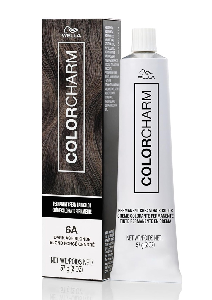 Wella Color Charm Crème Hair Color #6A (Dark Ash Blonde) -pc