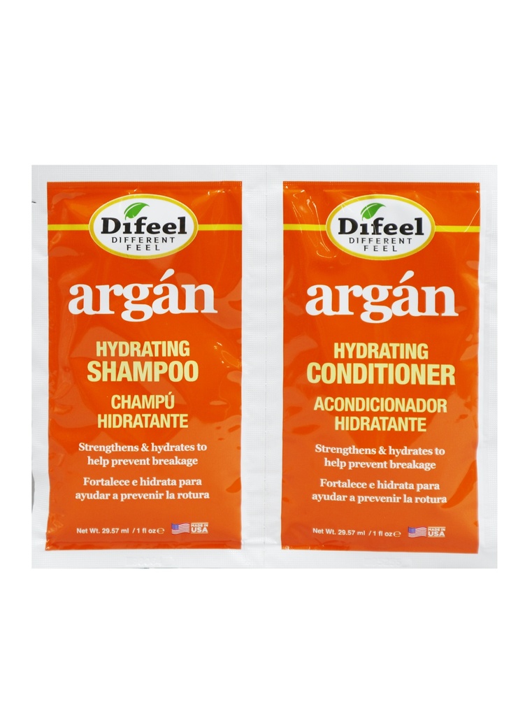 Difeel Argan Shampoo & conditioner (1 oz/12 pc) #261