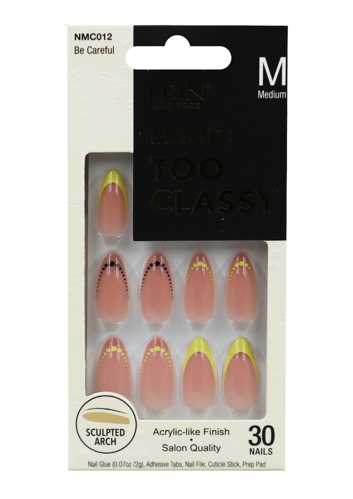 Ebin Nail Mood: Too Classy -Be Careful #NMC012 (M)