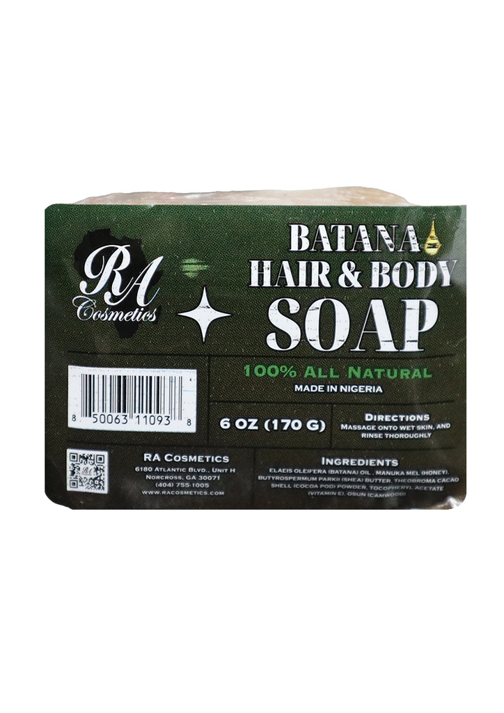 RA Cosmetics Batana Hair & Body Soap (6 oz/170 g) #44