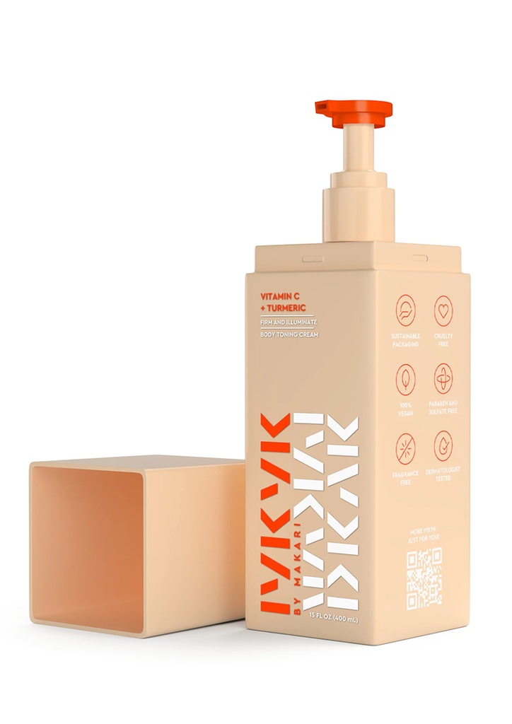 IYKYK Vitamim C+Turmeric Body Toning Cream (15 oz) #95