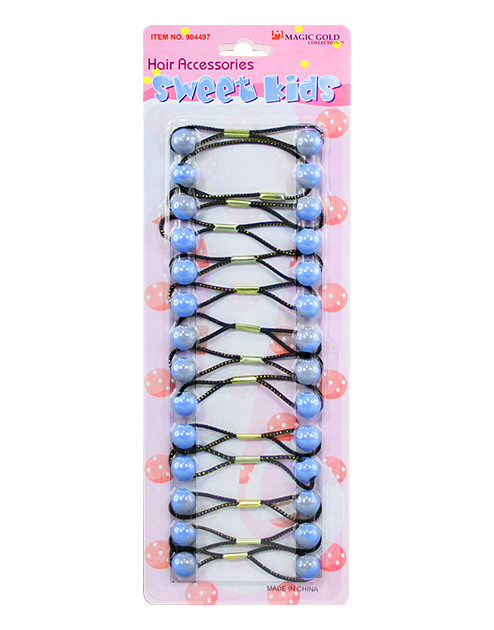 Magic Gold Bubble Round #904497 Sky Blue -pc