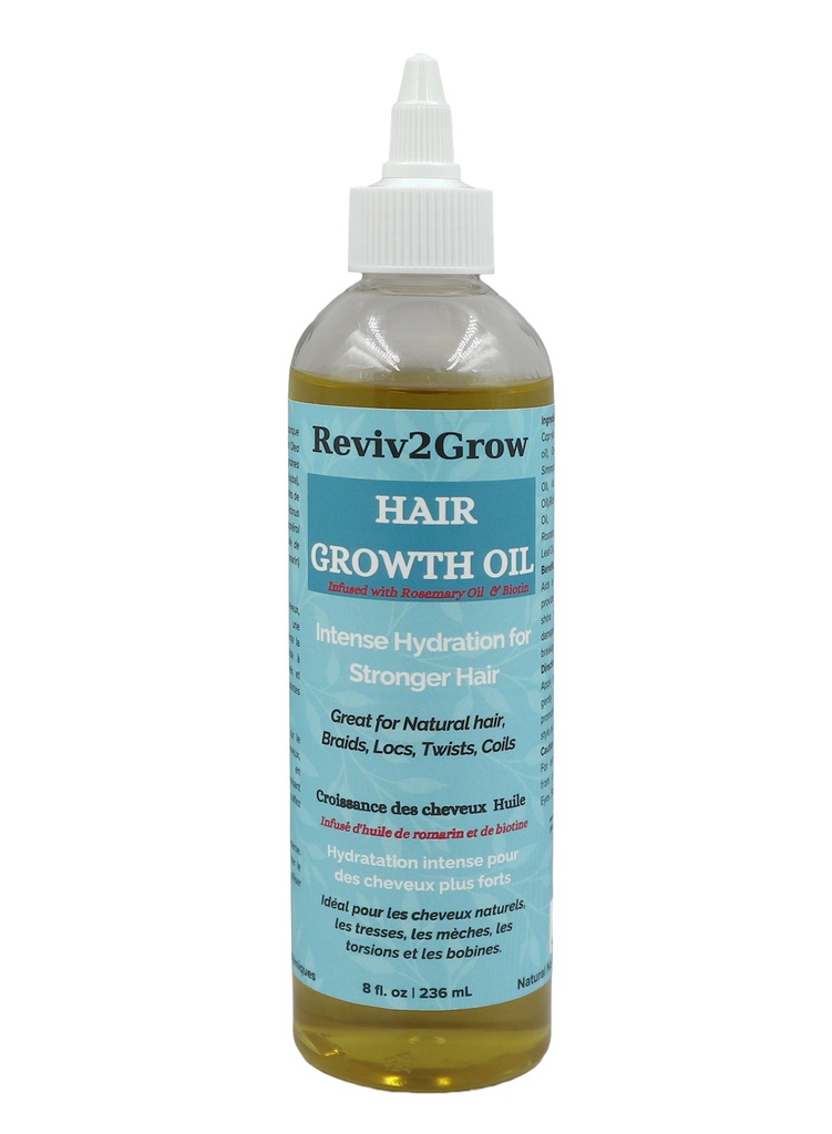 Reviv2Grow Hair Growth Oil Intense Hydration for Stronger Hair (8 oz) #3