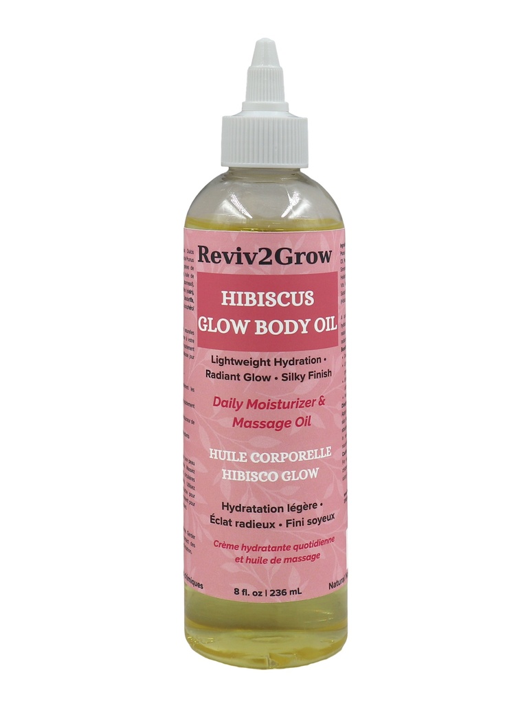 Reviv2Grow Hibiscus Glow Body Oil (8 oz) #4