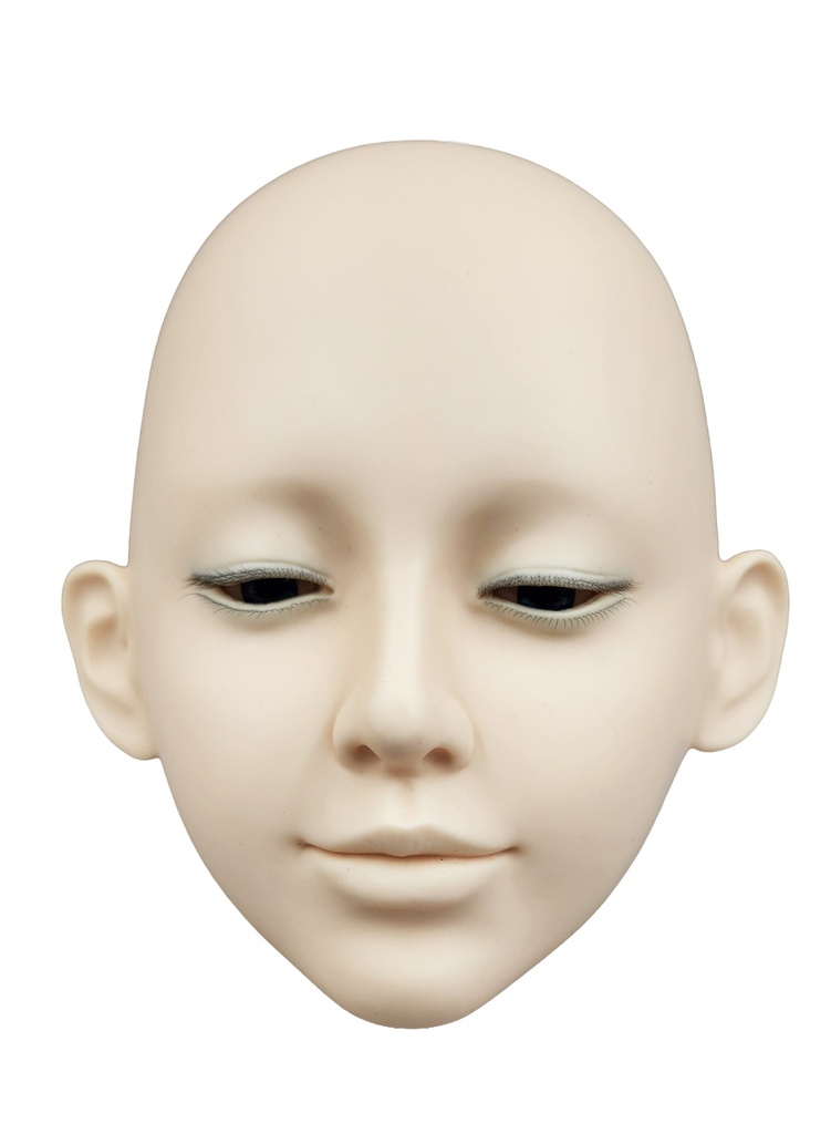 Magic Gold Eyelash Training Head #M2 -pc