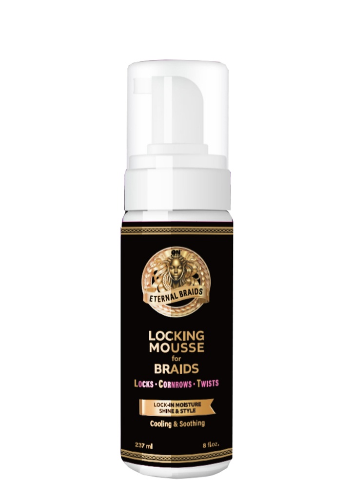 On Natural Eternal Braids -Locking Mousse for Braids (8 oz) #140