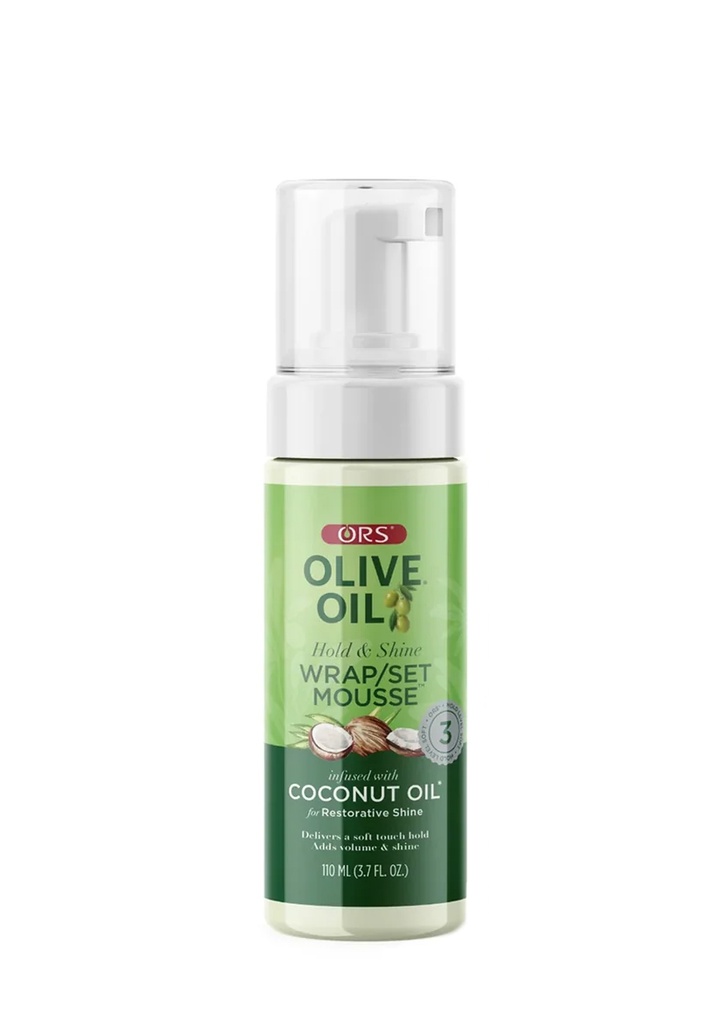 Organic Root Olive Oil Wrap/Set Mousse -Coconut Oil (3.75 oz) #221