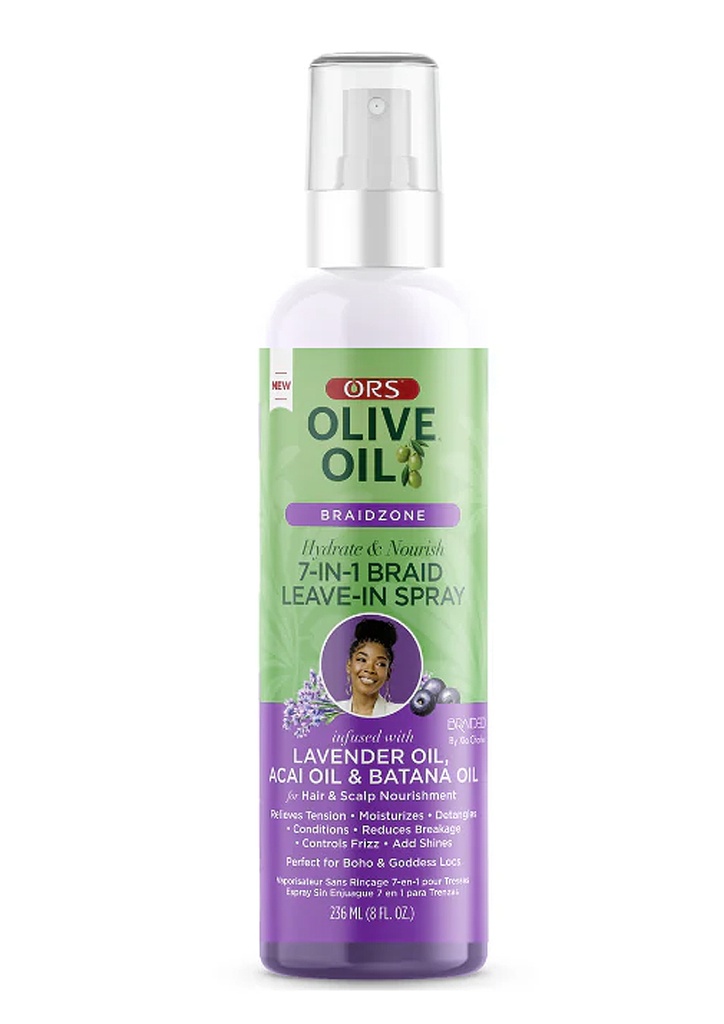 Organic Root Olive Oil 7-In-1 Braid Leave-In Spray (8 oz) #223
