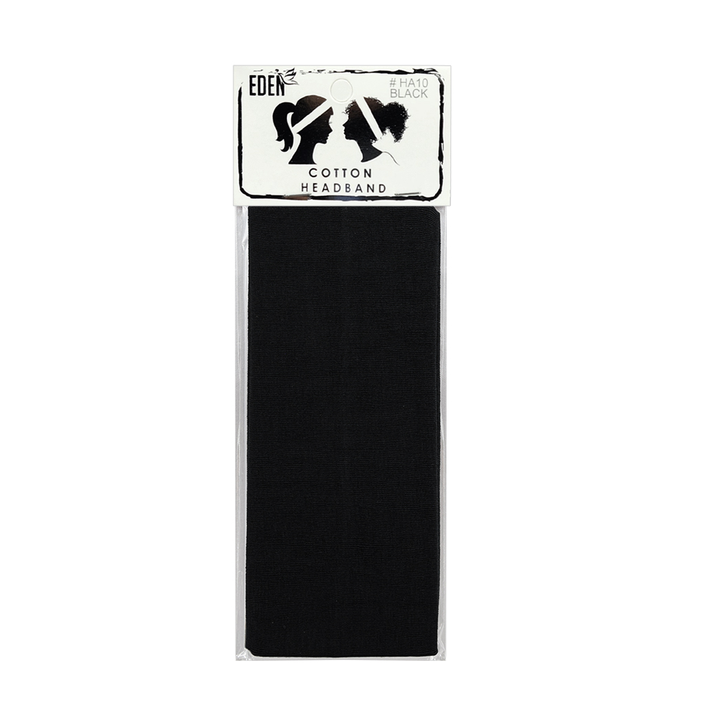 Eden Cotton Head Band #HA10B Black -dz
