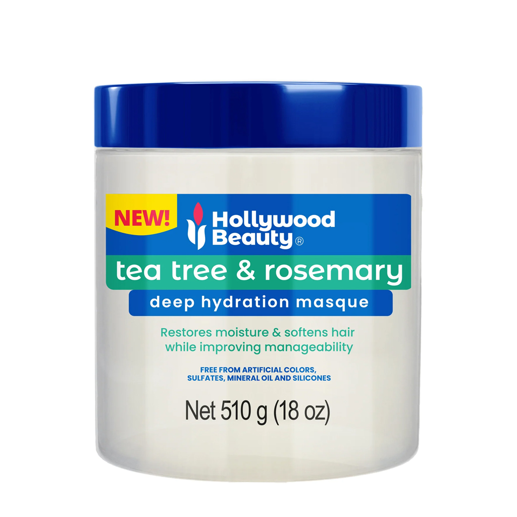 Hollywood Beauty Tea Tree & Rosemary Deep Hydration Masque (18 oz) #105
