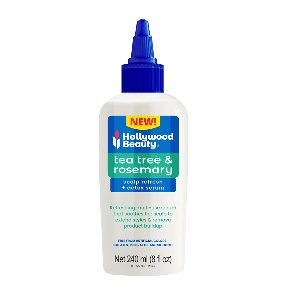 Hollywood Beauty Tea Tree & Rosemary Scalp refresh+Detox Serum (8 oz) #107
