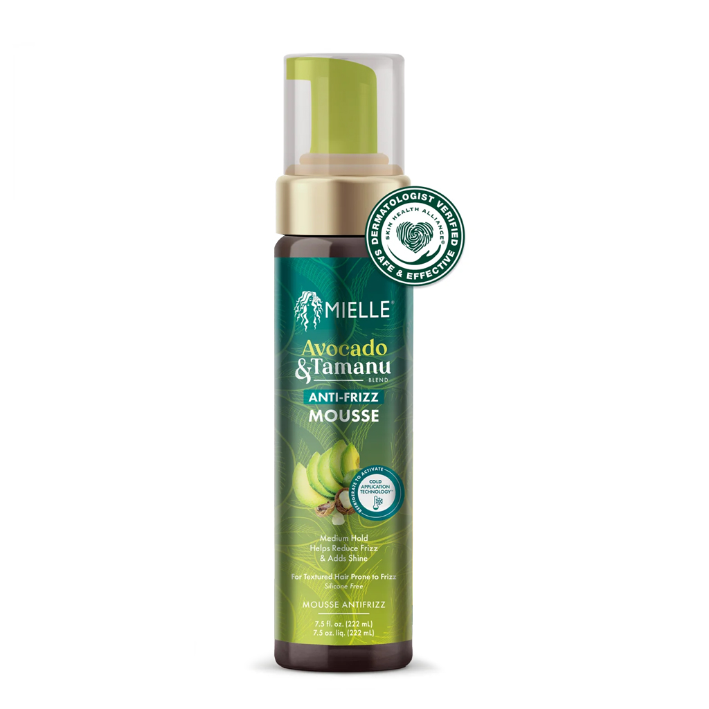 Mielle Avocado & Tamanu Anti-Frizz Mousse (7.5 oz) #92
