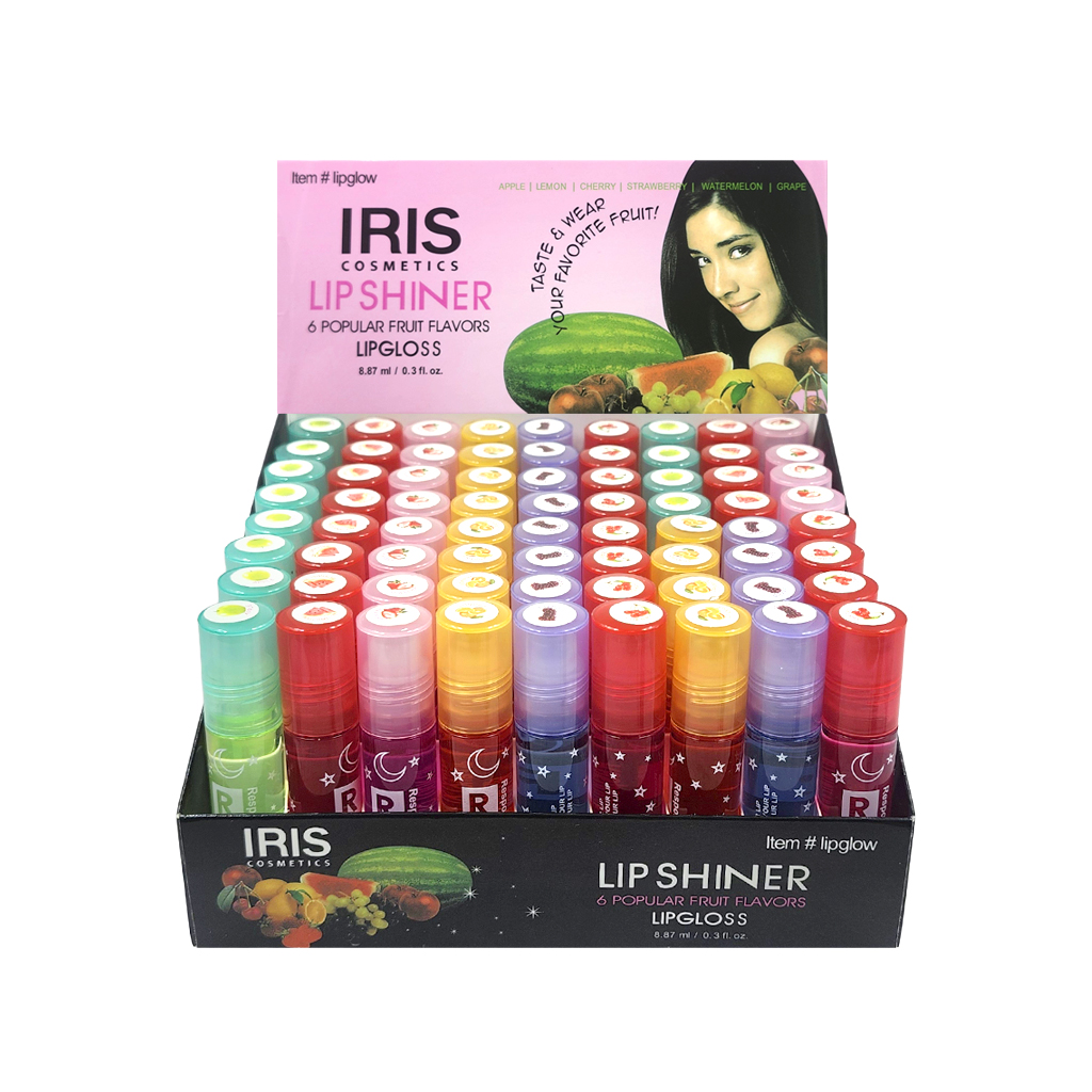 IRIS Fruit Flavors Lip Shiner #lipglow (72 pc/Box) -Box