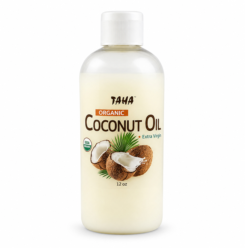 TAHA 100% COCONUT Oil -Extra Virgin (12 oz) #17