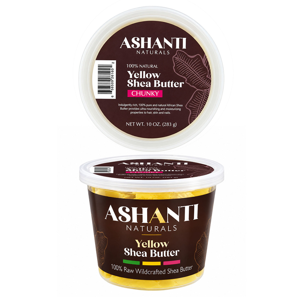 Ashanti Yellow Shea Butter Chunky (10 oz) #2