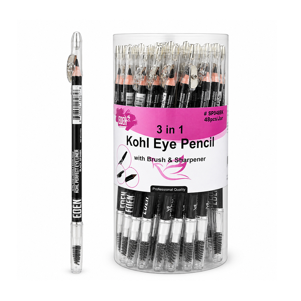 Eden 3-In-1 Kohl Eye Pencil (48 pc/Jar) -Jar