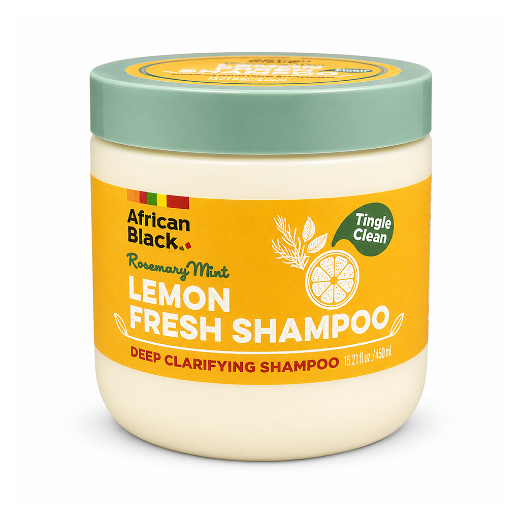 African Black Control Lemon Fresh Shampoo (15.2 oz) #4