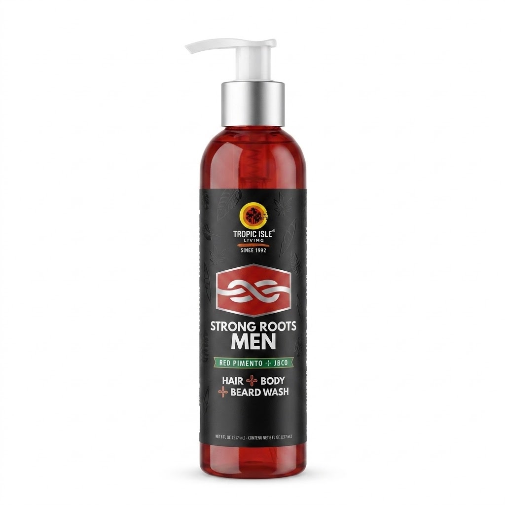 Tropic Isle Strong Roots Men Hair+Body+Beard Wash (8 oz) #59