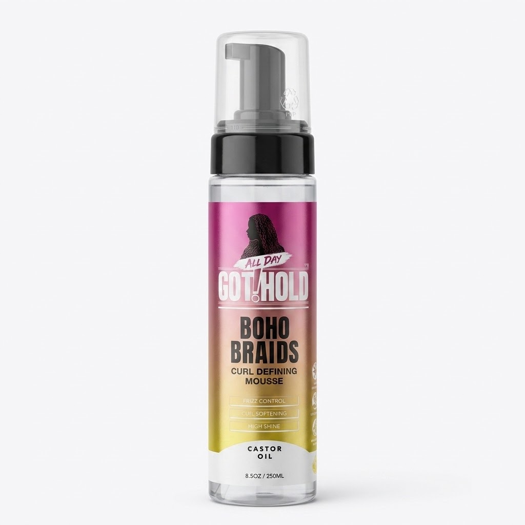EBIN AllDay Got!Hold Boho Braids Curl Defining Mousse (8.5 oz) #345