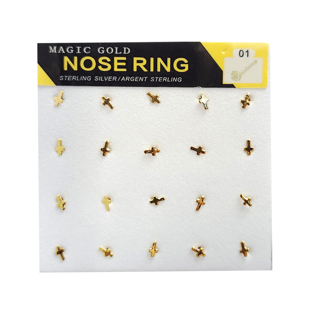 Magic Gold Nose Ring (20 pc/pk) -pk