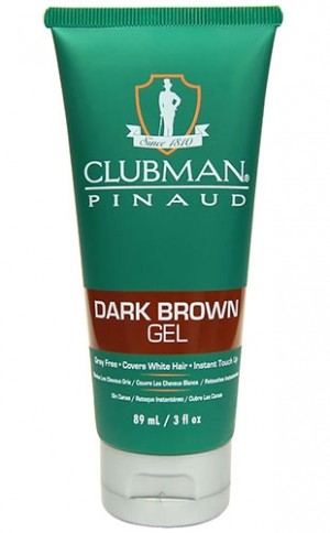 Clubman Pinaud  Color Gel-Dark Brown(3 oz) #32