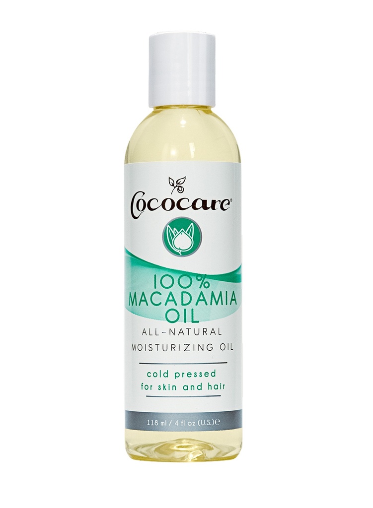 Cococare 100% Natural Macadamia Oil (4 oz) #40