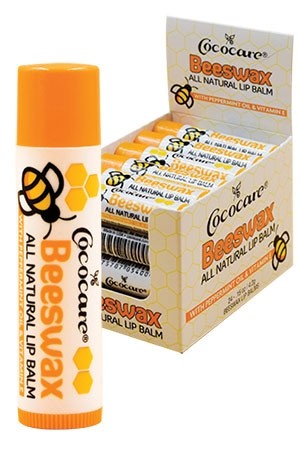 Cococare Beeswax Lip Balm(0.15oz/24pc/box) -pc #60