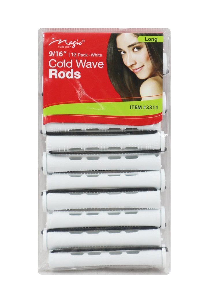 Magic Cold Wave Rods #3311 (Long 9/16" White) #CWR-4 -dz