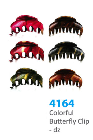 Colorful Butterfly Clip #4164 - dz